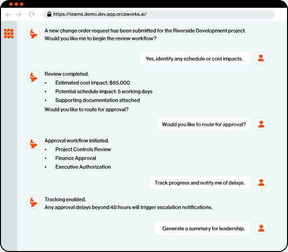 Change Orders & Approvals